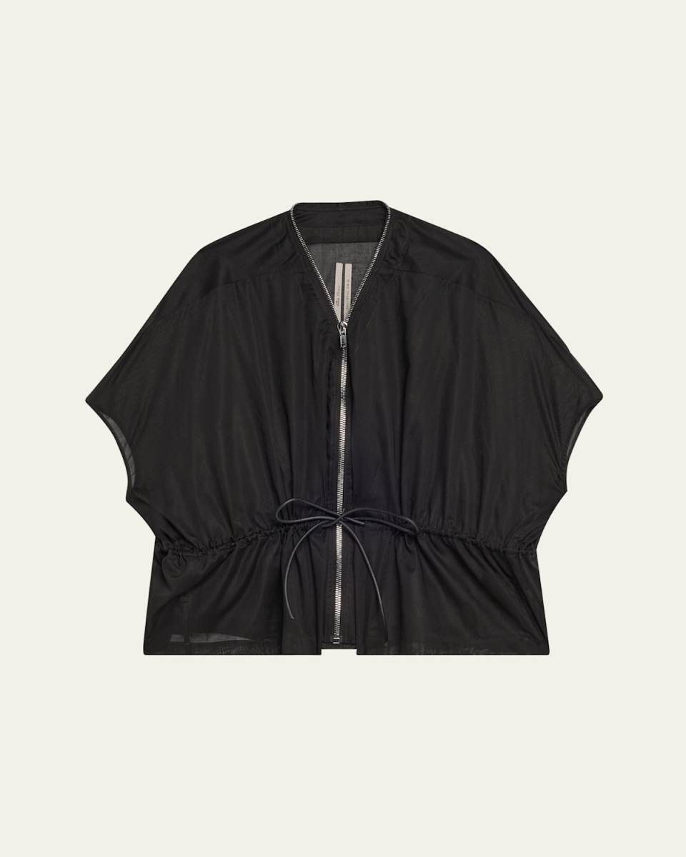 Drawstring Waist Sail Jacket